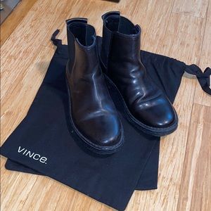 Vince Shearling lined Chelsea Boot